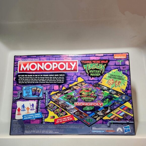 NEW Monopoly TMNT Teenage Mutant Ninja Turtles BOARD GAME Mutant Mayhem Edition - Picture 9 of 12
